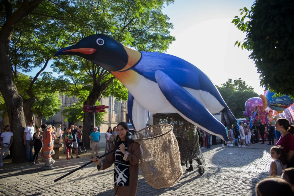 Brotóns Antártida pinguino esquimal disfraz cabalgata