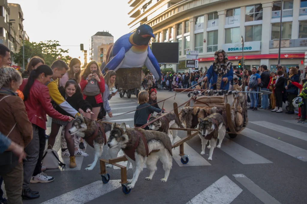 Brotóns Antártida trineo disfraz cabalgata