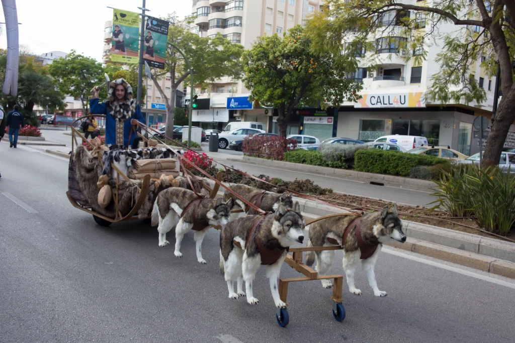 Brotóns Antártida trineo disfraz cabalgata