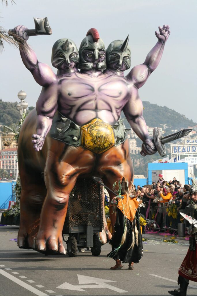 Brotóns cabalgatas niza carnaval france espectáculo disfraces