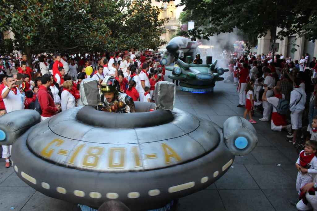 Brotóns cabalgatas pamplona san fermines desfile disfraces