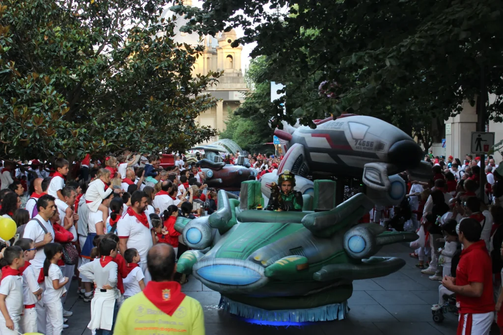 Brotóns cabalgatas pamplona san fermines desfile disfraces