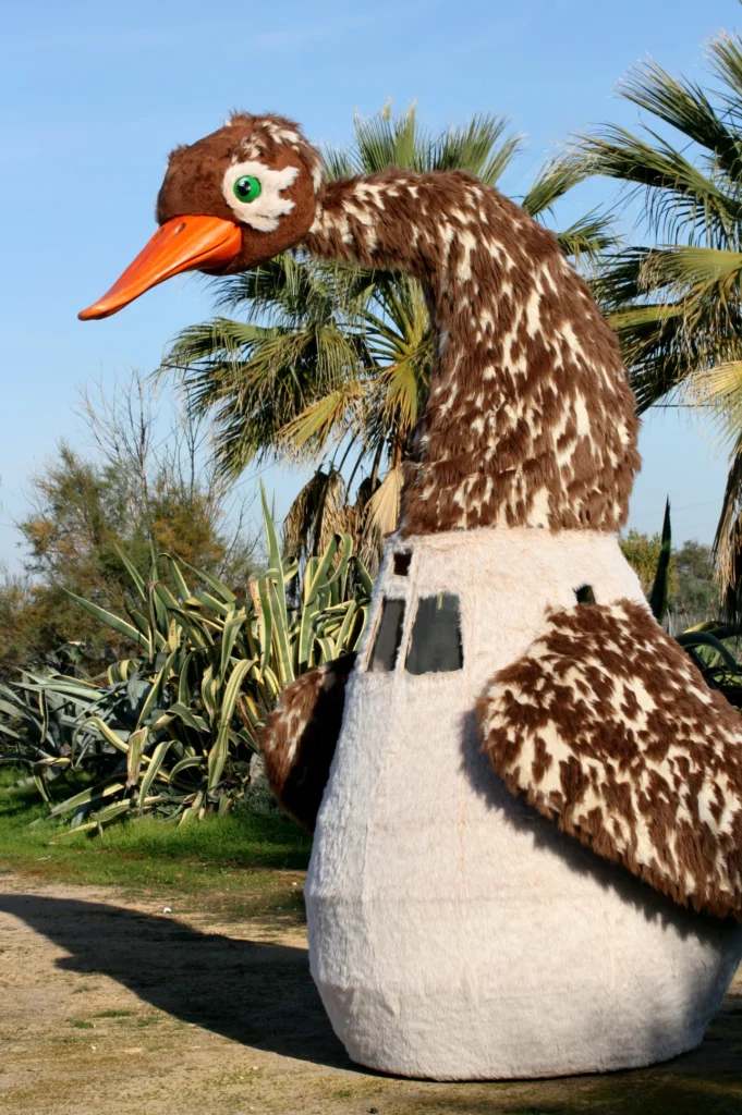 Brotóns fauna exotica pato lateral disfraz cabalgata