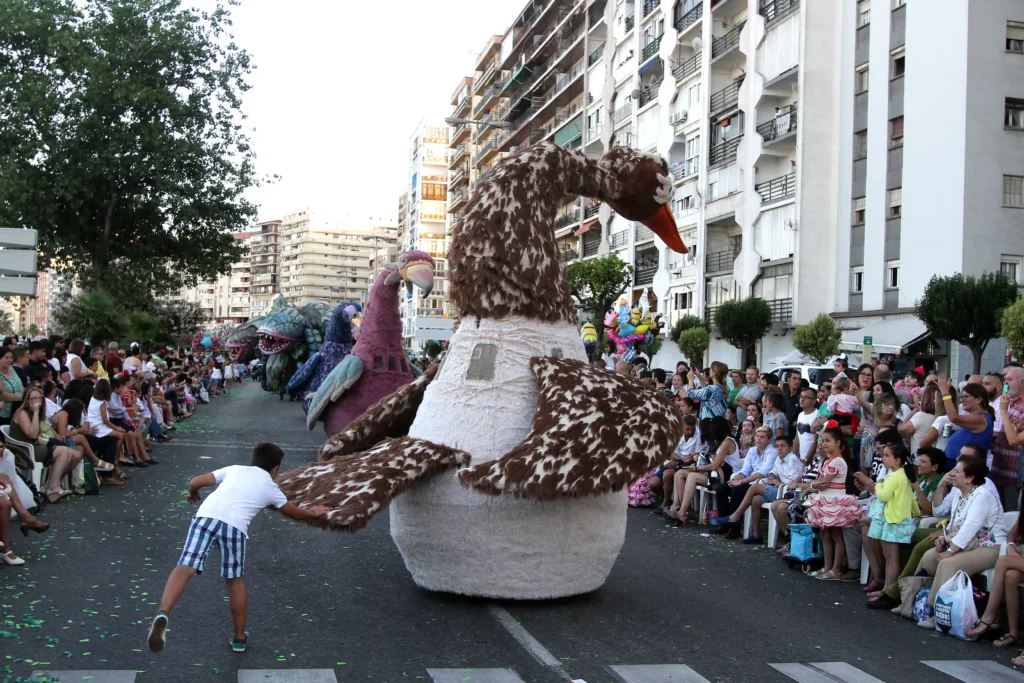 Brotóns fauna exotica pato trasera disfraz cabalgata
