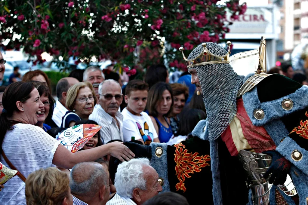 Brotóns la in justa el rey sus vasallos disfraz cabalgata