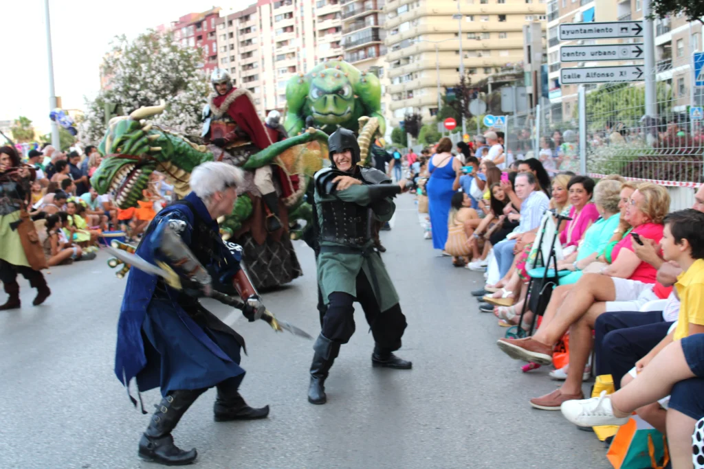 Brotóns land of dragons lucha guerreros disfraz cabalgata