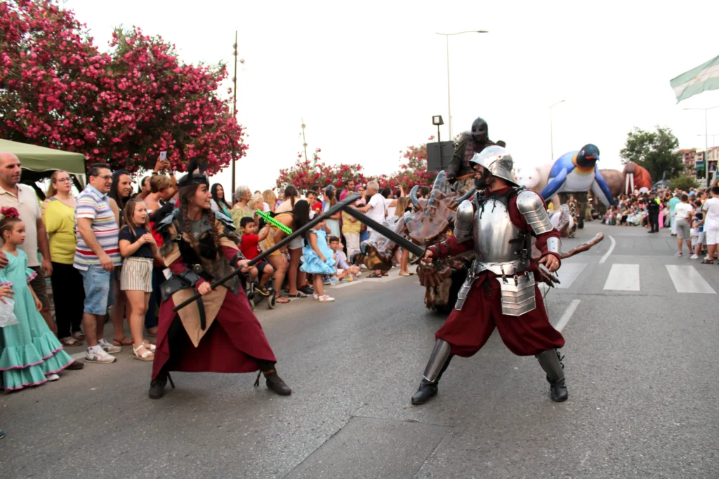 Brotóns land of dragons lucha guerreros disfraz cabalgata