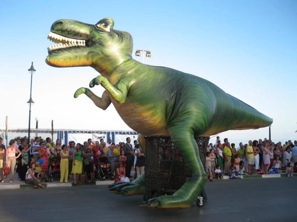 Brotóns mundo jurásico pasacalles el rex cabalgata