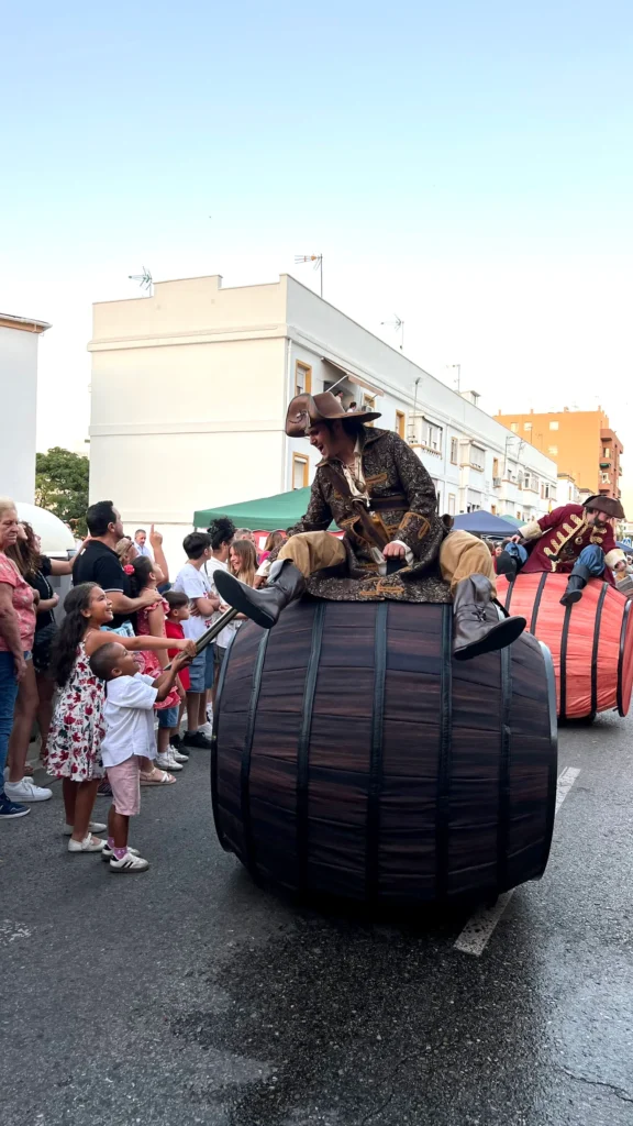 Brotóns piratas rodantes disfraz cabalgata