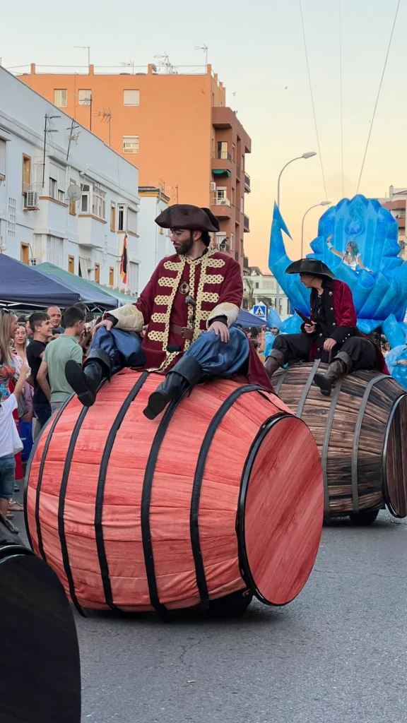 Brotóns piratas rodantes disfraz cabalgata