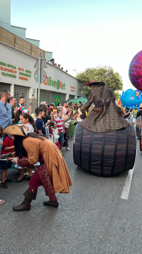 Brotóns piratas rodantes disfraz cabalgata