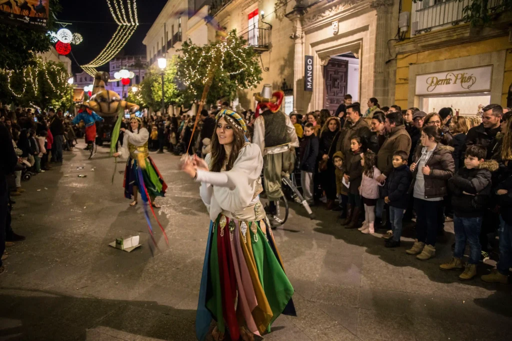 Brotóns arabia bailarina danza árabe pasacalles nocturno cabalgata