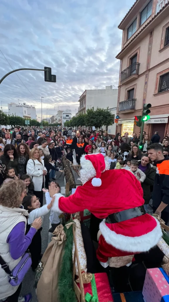 Brotóns navidad papa noel desfile cabalgata