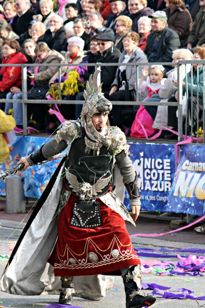 Brotóns niza carnaval disfraz guerrero medieval pasacalles